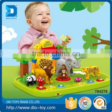 2017 Newest Design Multifunction Educational Toy Kids Building Block Learning Table Toy