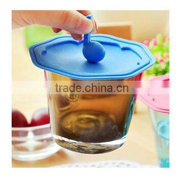Creative Music Operator Silicone Watertight Cup Mug Lid Cover photo-4