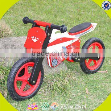Wholesale Cool Wooden Balance Bike Promotion Gift Wooden Balance Bike High Quality Children Wooden Balance Bike Toy W16C013 photo-3