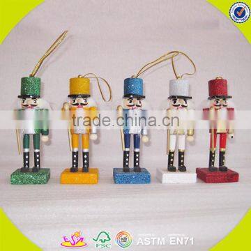 wholesale baby wooden colorful custom nutcracker, popular kids wooden nutcracker, fashion wooden custom nutcracker W02A006