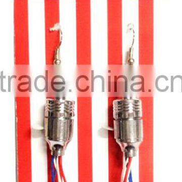 4th of july party favor battery operated mini bulb lights pedant plastic flashing earrings independence day piercing jewelry