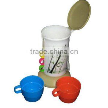 Portable Cup Set with a lanyard and five cups LS Eplus