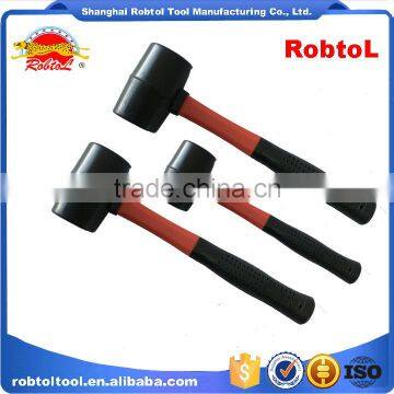 8oz Rubber Hammer Double Face Two Way Mallet Plastic Nylon Head