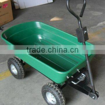 Heavy Duty 4-wheeled Garden Dump Cart for sale