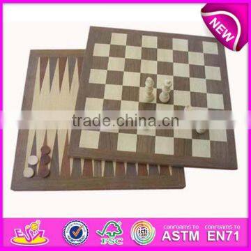 2015 New and popular mini wooden chess backgammon toy,MID EAST STYLE travel game wooden chess backgammon WJ277114