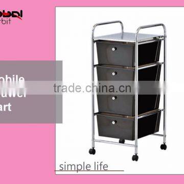 Home Storage Shelf With Castor 10 Drawers Rolling Rack Space Organizer Cabinet photo-4