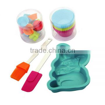 SS0027 / silicone kids cake baking set