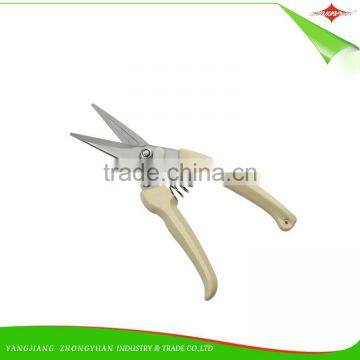 7.5 Inches Stainless Steel Garden Scissors/Pruner With Plastic Handle photo-3