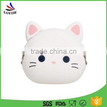 2016 new arrival Hello Kitty Designed Silicone Rubber Coin Purse