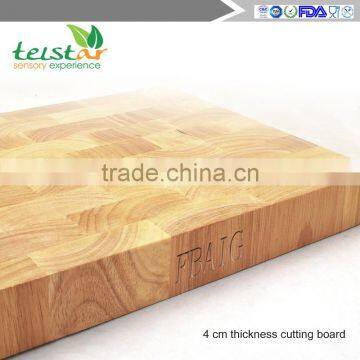 Wholesale Rubber Wood Chopping Block Square photo-3
