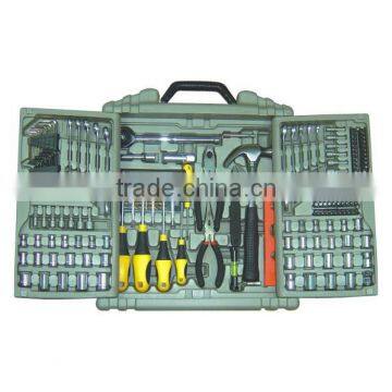 159pcs unique hand tool set in blow mold case