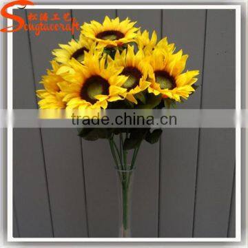 Height Quality Handmade Customize Artificial Sunflowers Wholesale Artificial Flowers Cheap Plastic Artificial Flowers photo-2