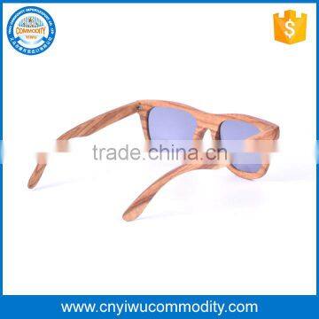 Hot Selling Round Shape Zebra Wooden Sunglasses Polarized With Custom Logo photo-3