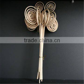 Decorative Curly Reed Sticks Glass Bottle photo-2