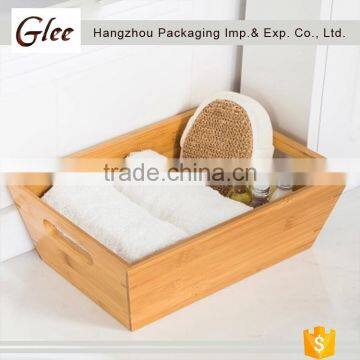 Elegant simple and ec-friendly storage bamboo box