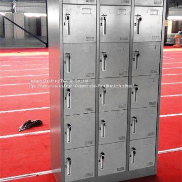 Large Capacity Sports Employee 18 Door Replacement Locker/Steel Staff Lockers