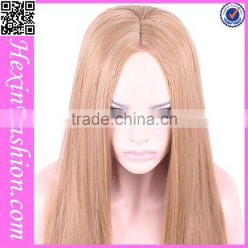 Blonde Straight Natural Girls Hair Wig Wholesale photo-2