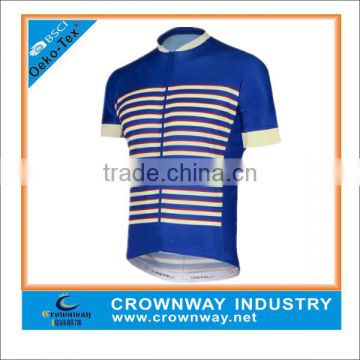 China Exclusive Short Sleeve cheap team cycling jersey for men