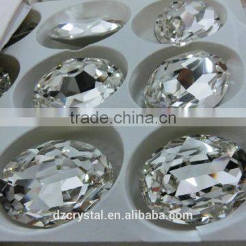 Colorful Oval Rhinestone For Charms Crystal Fancy Glass Bead Stone Cheap! photo-6