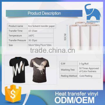 Printable PU Eco Solvent Printing White Vinyl Transfer Film photo-2