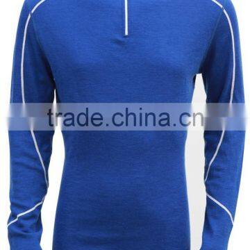 Merino Wool Long Sleeve Zip Top Underwear photo-2