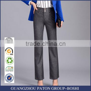 2017 female and straight legged trousers high waisted trousers pendant thin OL dress pants size middle-aged leisure pants custom