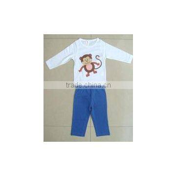 Wholesale Fashion Children Clothes Kids Pajamas Set Clothes Baby Girl Clothes Set Childre Knitted Clothes Set