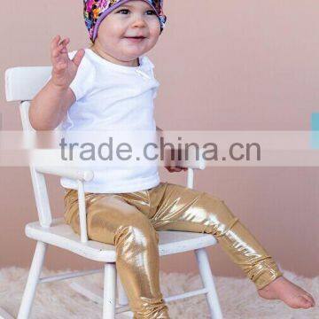 2016 Newest hot selling top quality design Imitation Leather Leggins fitness baby leggings Sweet Child Pants