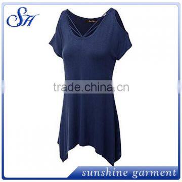 Soft Fabric Women's Wear Blouse Tops 2017 photo-6