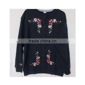 2015 stock embroidery hoody cardigan for women resonable price wholesale china