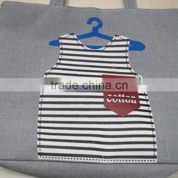 Fashion Lady Popular Canvas Cotton Gift Cheap Bag photo-2