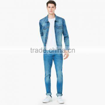 Blue Fashion Custom Logo Fancy Jacket for Men in New Model photo-5