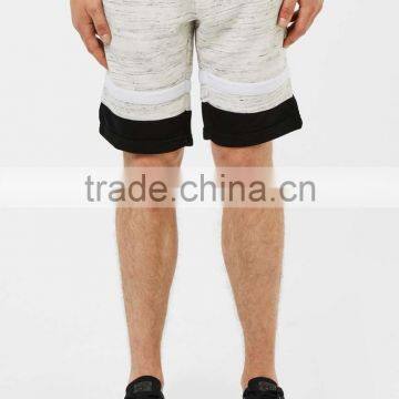 Heather Stripes Printing Shorts Mens Black Cuff Summer Short Wholesale Custom photo-2