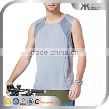 Bike Man Cool Grey High Quality Dry Fit Custom Plain Mens Tank Top