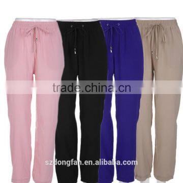 Hot Sell Women Summer Baggy Pants Casual Harem Slacks Stylish Pants Denim Wide Leg Straight Sweat Pants Jogger Jeans for Women photo-2