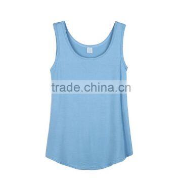 100% Cotton Womens Loose Fit Tank Top Relaxed Basic Sleeveless Shirt photo-5