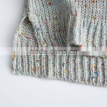 S32447W Big Girls Knit Sweaters Teenager Fashion Wool Blends Jumper Pullover 2017 Junior Autumn Sweater photo-5