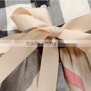 New Summer Brand Design Girls Dress Plaid 5 Colors Princess 2-6T Children Clothing England Style Baby Girl Clothes photo-2