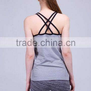 Ladies Hot Sexy Seamless Xstrap Tank Tops photo-2