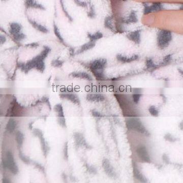 Bath Robe With Cute Pattern Printed For Women photo-3