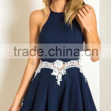 Sexy Cut Out Crocheted Playsuit Fashion Mature Women Wear Clothes photo-2