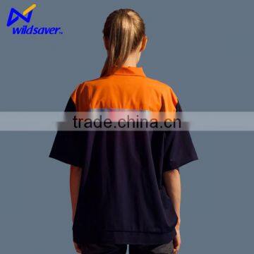 Cheap glow in the dark construction hi vis reflective shirt