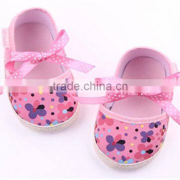 Outdoor Antiskid Baby Girls Prewalker Shoes photo-3