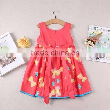 Wholesale Sweet Style Animal Pattern Summer One Piece Cotton Dress photo-2