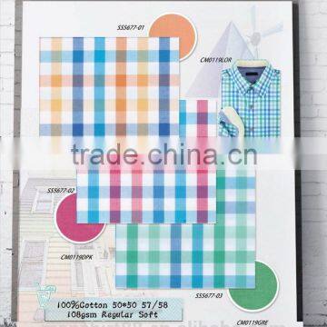 Latest Fashion Designer Button Down Shirt Gingham Plaid Shirt photo-5