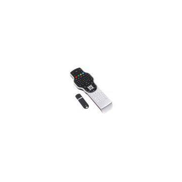 2.4G RF mini wireless keyboard Jogball mouse + IR learning Remote for Smart TV