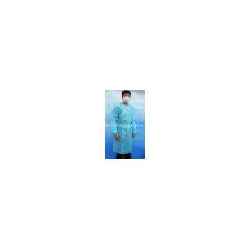 PE coated isolation gown