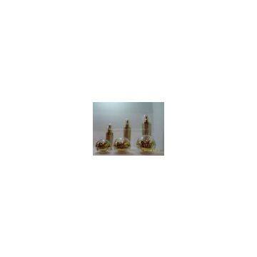 Ball Double Wall Plastic Cosmetic Cream Acrylic Jar photo-3