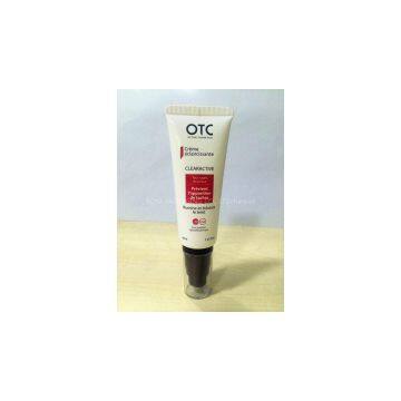 40ml acne cream packaging tube with pump cap