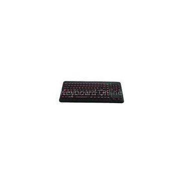 IP65 Dynamic Silicone Industrial PC Keyboard With Optical Trackball